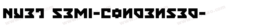Nyet Semi-Condensed字体转换
